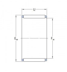 Подшипник Серия K и KT (подшипники без колец) Подшипник K 17x21x10 по выгодным ценам Солнечногорск