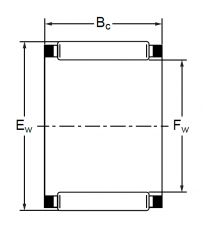 Подшипник Серия K и KT (подшипники без колец) Подшипник K 18x24x25 (KT) по выгодным ценам Солнечногорск
